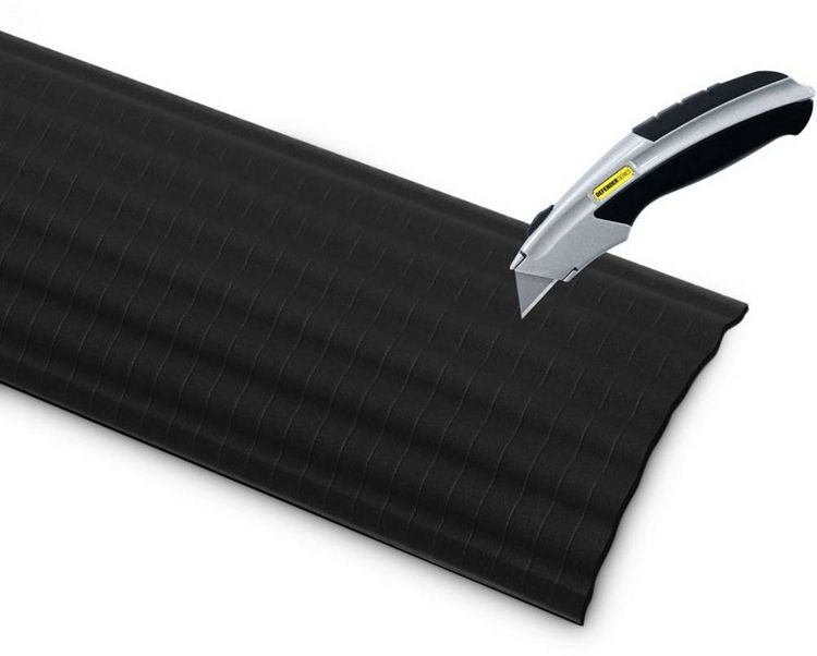 Produktbild: DEFENDER by Adam Hall Verbindungsst&uuml;ck 90&deg; 85161 Thermoplastisches Polyurethan (TPU) Schwarz Anzahl Kan&auml;le: 4 210 mm Inhalt: 1 St.