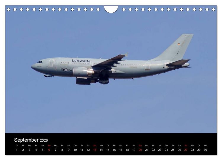 Produktbild: Milit&auml;r - Flugzeuge (Wandkalender 2026 DIN A4 quer), CALVENDO Monatskalender