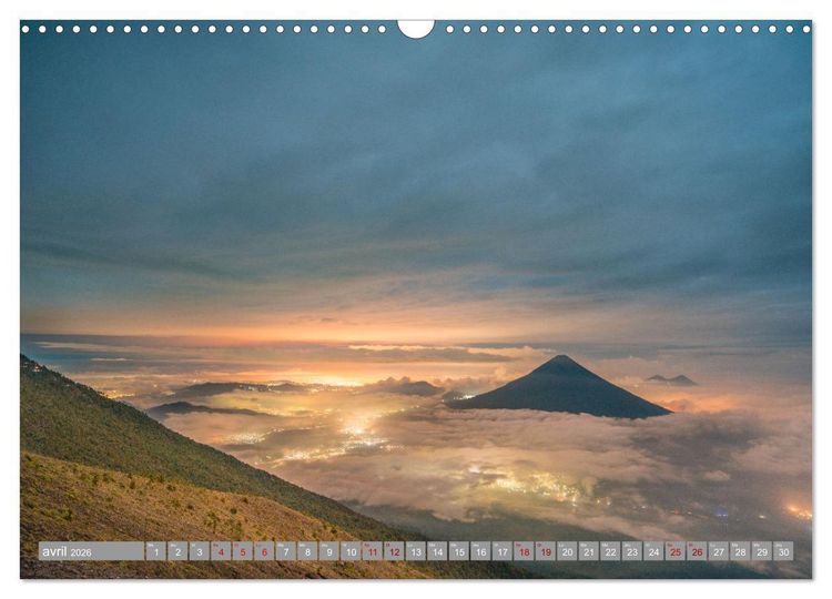 Produktbild: Am&eacute;rique Centrale - Des paysages fantastique du Panama au Guatemala (Calendrier mural 2026 DIN A3 vertical), CALVENDO calendrier mensuel