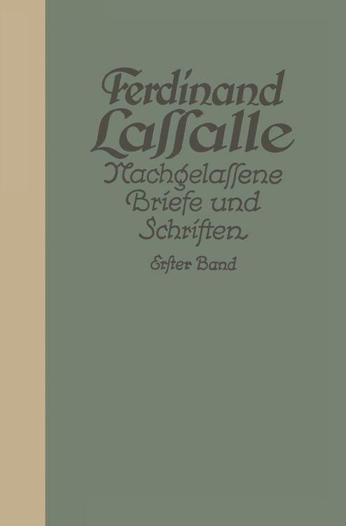 Produktbild: Briefe von und an Lassalle bis 1848