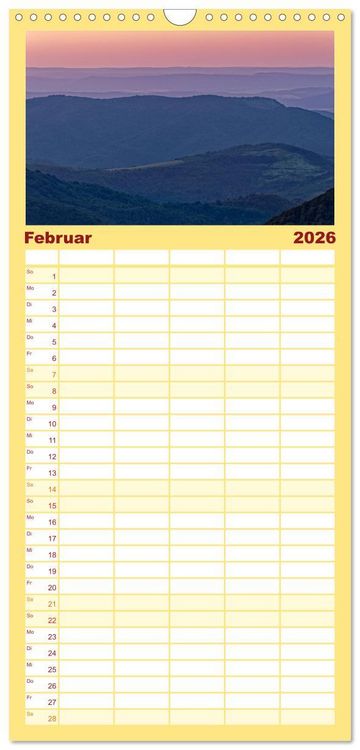 Produktbild: Familienplaner 2026 - Bulgarien. Berge und Meer. mit 5 Spalten (Wandkalender, 21 x 45 cm) CALVENDO