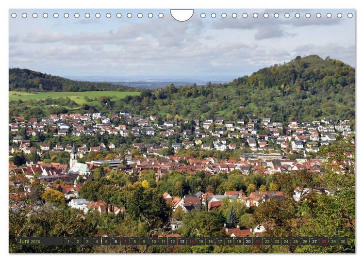 Produktbild: Pfullingen ... und Umgebung (Wandkalender 2026 DIN A4 quer), CALVENDO Monatskalender