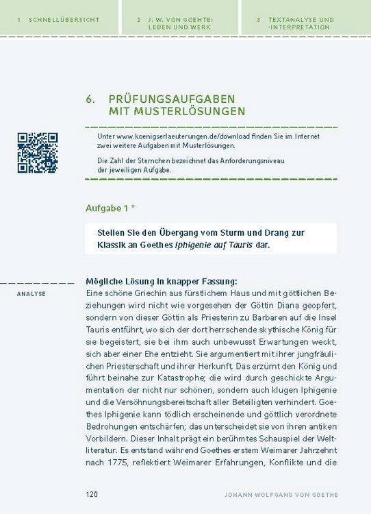 Produktbild: Iphigenie auf Tauris von Johann Wolfgang von Goethe