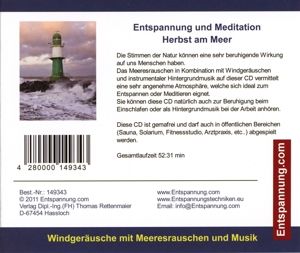 Produktbild: Entspannung und Meditation Herbst am Meer
