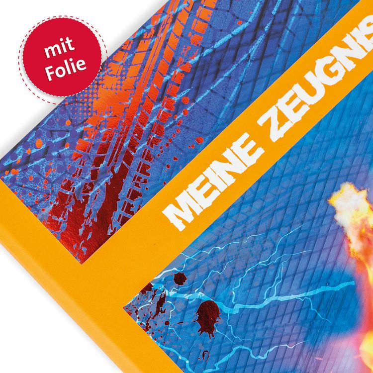 Produktbild: Zeugnismappe mit Design und Effekt, Monstertruck