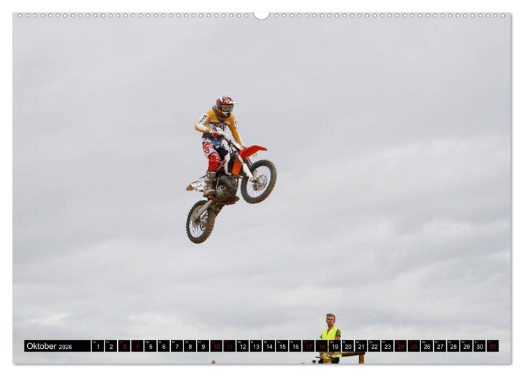 Produktbild: Moto Cross (hochwertiger Premium Wandkalender 2026 DIN A2 quer), Kunstdruck in Hochglanz