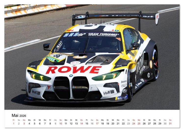 Produktbild: 24h am Ring (hochwertiger Premium Wandkalender 2026 DIN A2 quer), Kunstdruck in Hochglanz