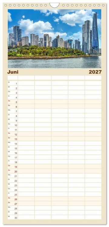 Produktbild: Familienplaner 2027 - Sydney - Pulsierendes Herz Australiens mit 5 Spalten (Wandkalender, 21 x 45 cm) CALVENDO