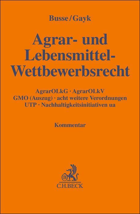 Produktbild: Agrar- und Lebensmittel-Wettbewerbsrecht