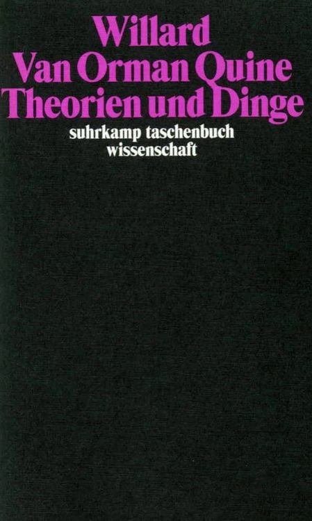 Produktbild: Theorien und Dinge