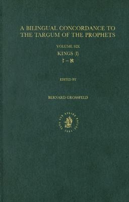 Produktbild: Bilingual Concordance to the Targum of the Prophets, Volume 6 Kings (I)