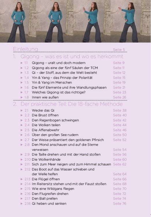 Produktbild: Qigong, die universelle 18-fache Methode - Personal Training + DVD. Die weltweit popul&auml;rste &Uuml;bungsfolge. Sehr einfach und sehr wirksam. Ideal auch f&uuml;r Kinder und Senioren