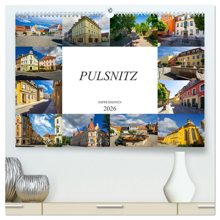 Produktbild: Pulsnitz Impressionen (hochwertiger Premium Wandkalender 2026 DIN A2 quer), Kunstdruck in Hochglanz