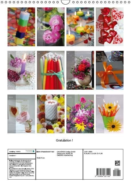 Produktbild: Gratulation ! (Wandkalender immerw&auml;hrend DIN A3 hoch)