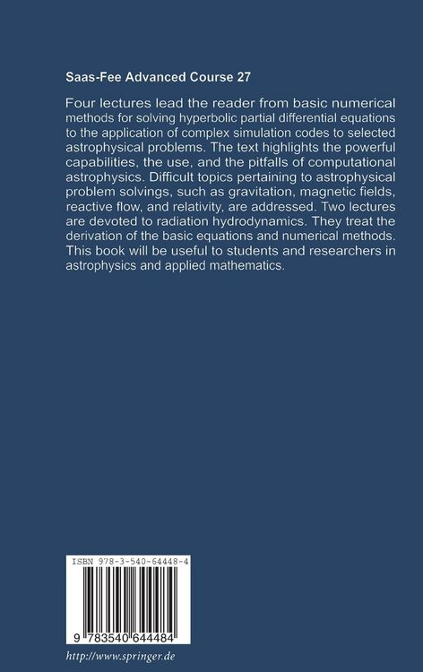 Produktbild: Computational Methods for Astrophysical Fluid Flow