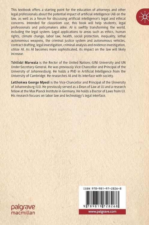 Produktbild: Artificial Intelligence and the Law