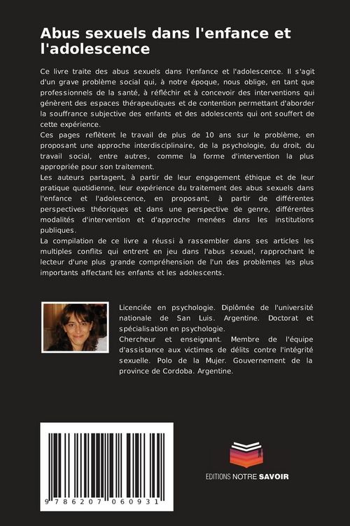 Produktbild: Abus sexuels dans l'enfance et l'adolescence