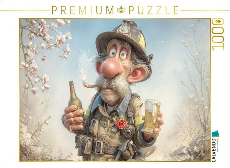 Produktbild: CALVENDO Puzzle Durst gel&ouml;scht, Einsatz erfolgreich! | 1000 Teile Lege-Gr&ouml;&szlig;e 64x48cm Foto-Puzzle f&uuml;r gl&uuml;ckliche Stunden