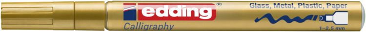 Produktbild: EDDING&reg; Paint Marker 753 Calligraphy, gold metallic