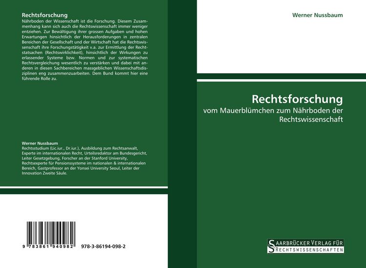 Produktbild: Rechtsforschung