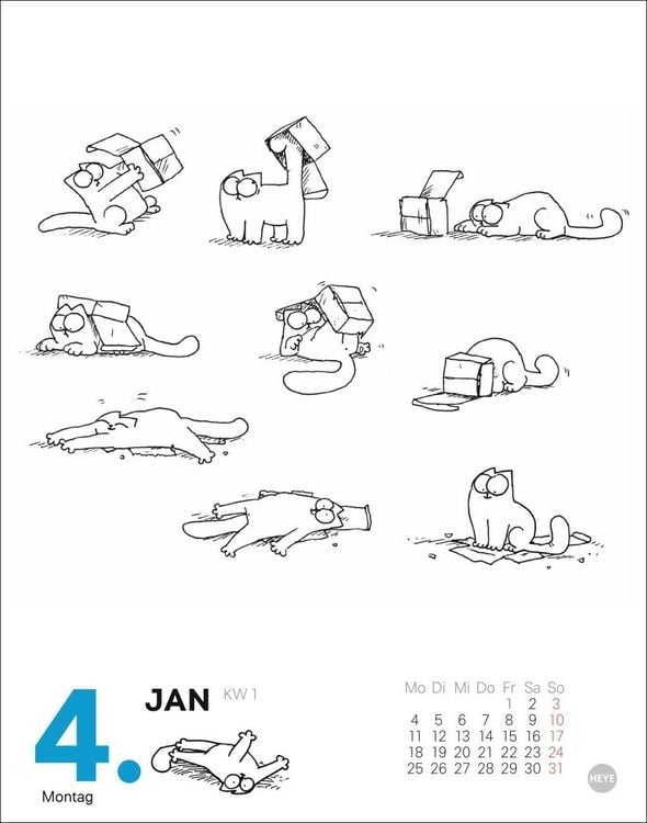 Produktbild: Simons Katze Tagesabrei&szlig;kalender 2027