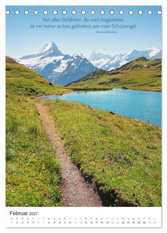 Produktbild: Christliche Natur-Poster (Tischkalender 2027 DIN A5 hoch), CALVENDO Monatskalender