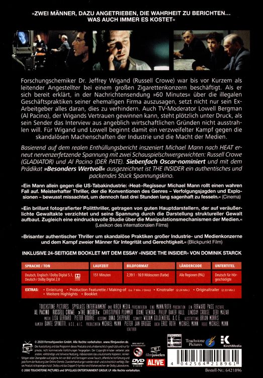 Produktbild: The Insider (Filmjuwelen)