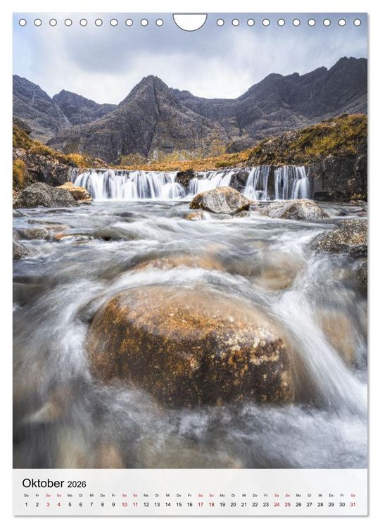 Produktbild: Schottland - Isle of Skye & Umgebung (Wandkalender 2026 DIN A4 hoch), CALVENDO Monatskalender