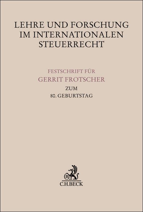 Produktbild: Lehre und Forschung im Internationalen Steuerrecht