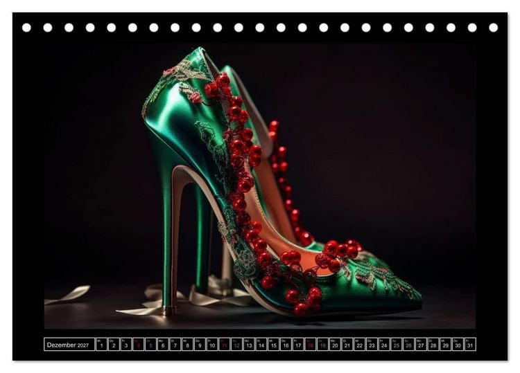 Produktbild: high heel verf&uuml;hrerisch sch&ouml;n (Tischkalender 2027 DIN A5 quer), CALVENDO Monatskalender