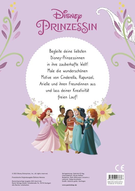 Produktbild: Disney Prinzessin: Zauberhafter Malblock