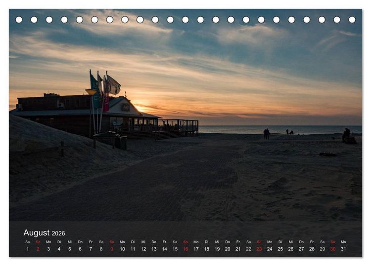 Produktbild: Texel - Meine Insel (Tischkalender 2026 DIN A5 quer), CALVENDO Monatskalender