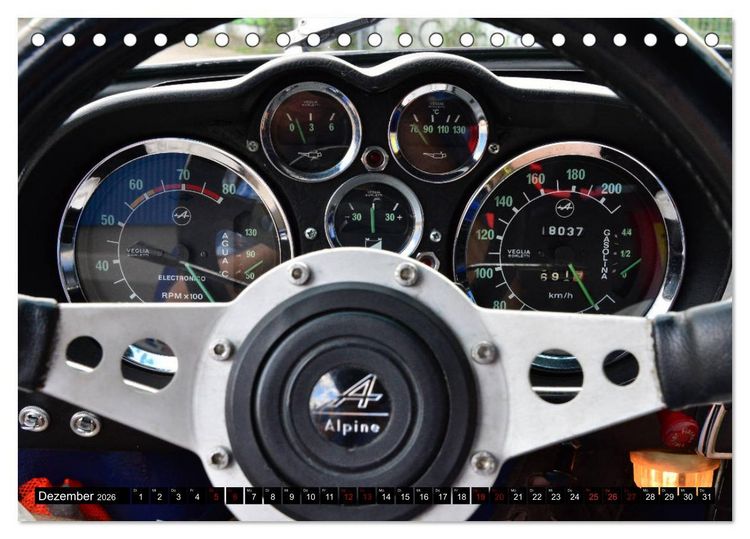 Produktbild: Renault Alpine A110 (Tischkalender 2026 DIN A5 quer), CALVENDO Monatskalender