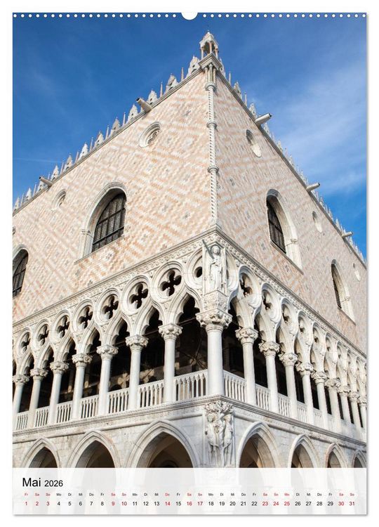 Produktbild: Venedig - Zwischen Wasser und Himmel (Wandkalender 2026 DIN A2 hoch), CALVENDO Monatskalender