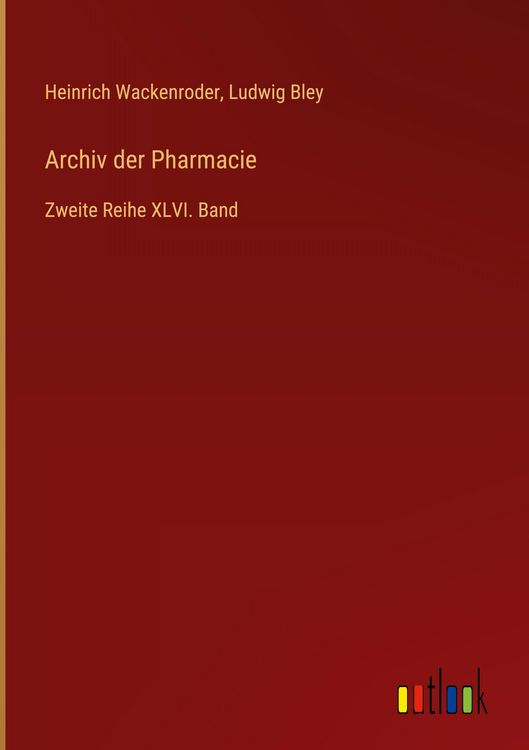 Produktbild: Archiv der Pharmacie