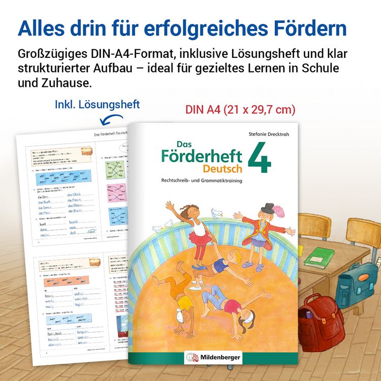 Produktbild: Das F&ouml;rderheft Deutsch 4