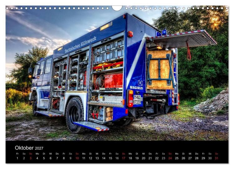 Produktbild: Einsatzfahrzeuge (Wandkalender 2027 DIN A3 quer), CALVENDO Monatskalender