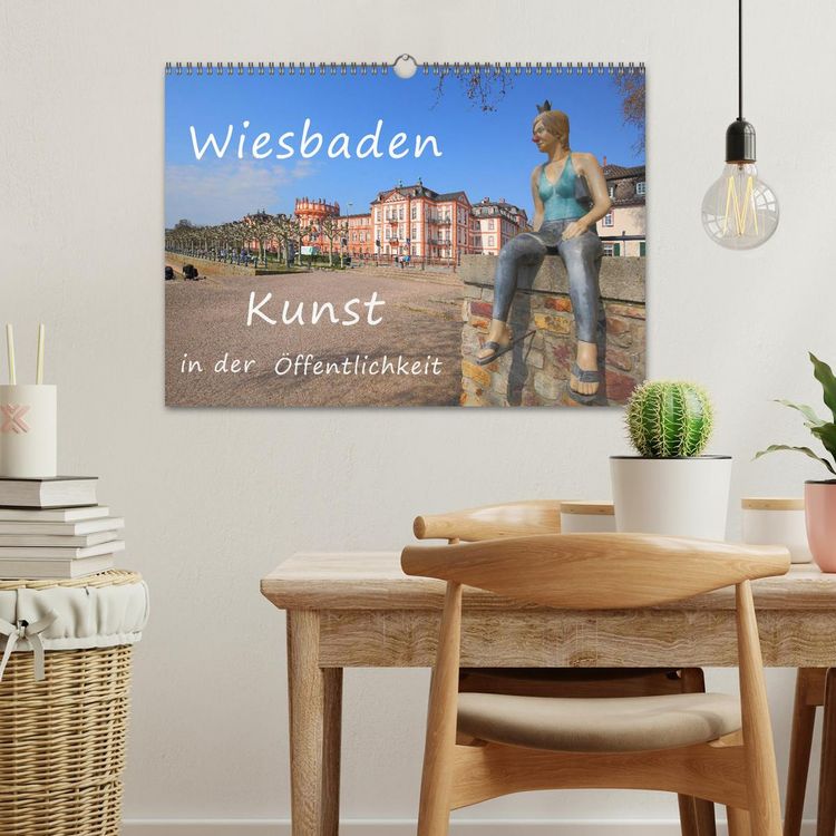 Produktbild: Wiesbaden Kunst in der &Ouml;ffentlichkeit (Wandkalender 2026 DIN A3 quer), CALVENDO Monatskalender