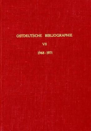 Produktbild: Ostdeutsche Bibliographie.