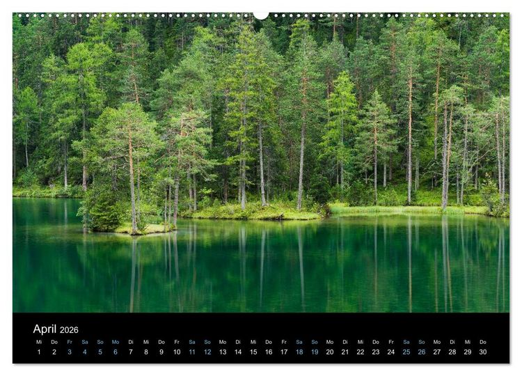 Produktbild: Wildes Europa 2026 (Wandkalender 2026 DIN A2 quer), CALVENDO Monatskalender