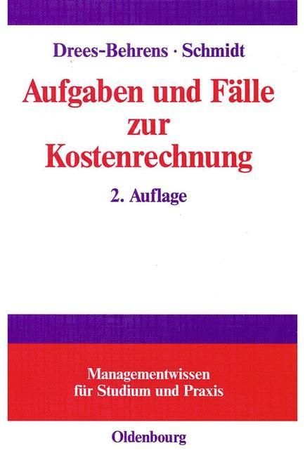 Produktbild: Aufgaben und F&auml;lle zur Kostenrechnung