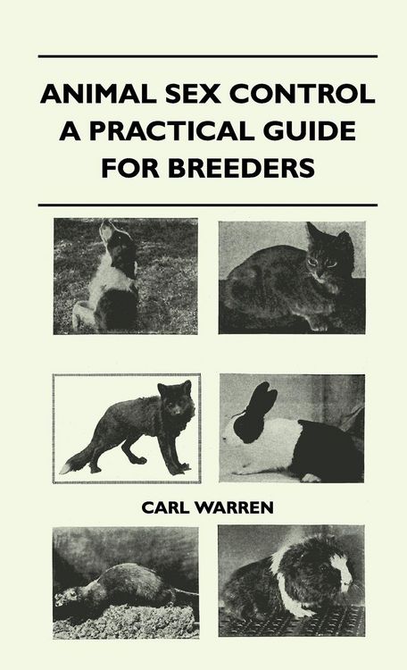 Produktbild: Animal Sex Control - A Practical Guide For Breeders