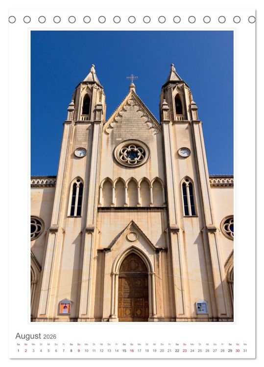 Produktbild: Malta Impressionen (Tischkalender 2026 DIN A5 hoch), CALVENDO Monatskalender