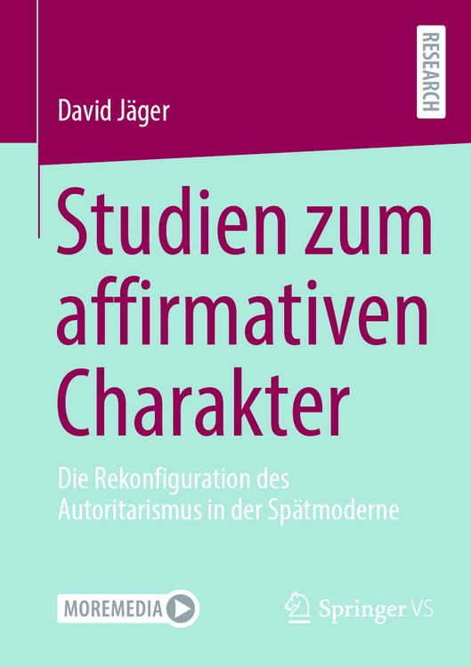 Produktbild: Studien zum affirmativen Charakter