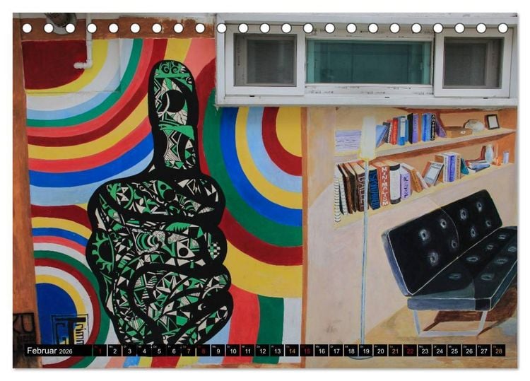 Produktbild: Street Art Seoul (Tischkalender 2026 DIN A5 quer), CALVENDO Monatskalender