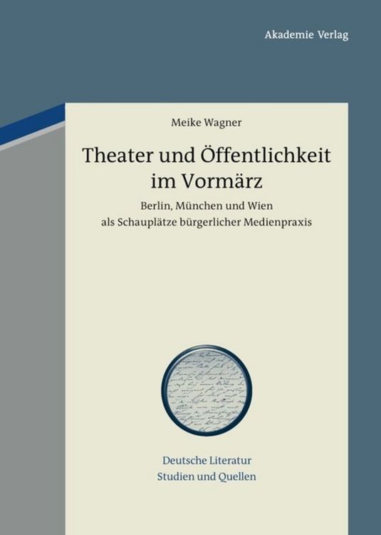 Produktbild: Theater und &Ouml;ffentlichkeit im Vorm&auml;rz