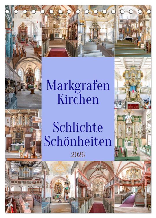 Produktbild: Markgrafenkirchen (Tischkalender 2026 DIN A5 hoch), CALVENDO Monatskalender