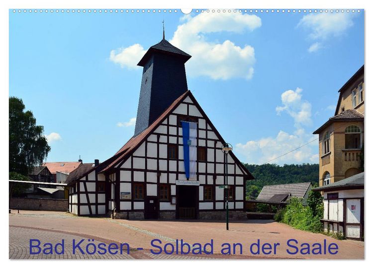 Produktbild: Solbad an der Saale - Bad K&ouml;sen (Wandkalender 2026 DIN A2 quer), CALVENDO Monatskalender