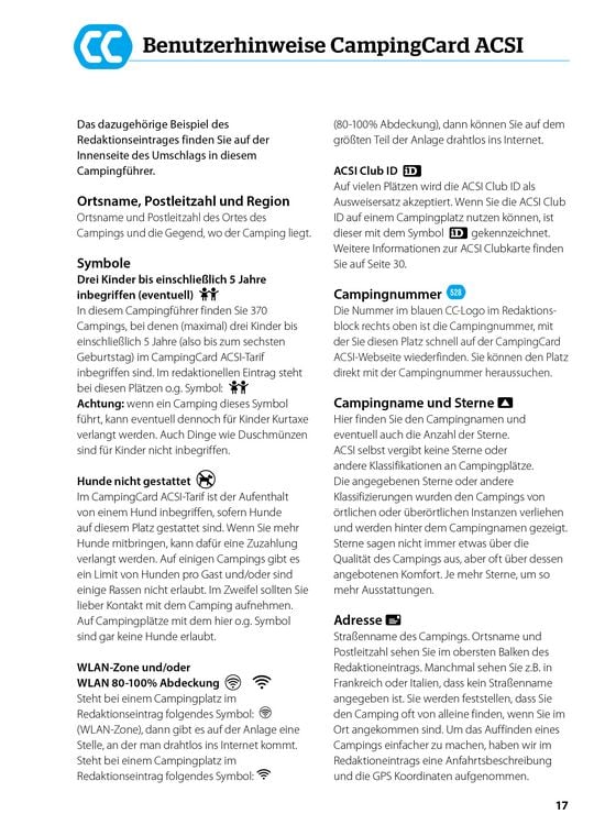 Produktbild: ACSI CampingCard & Stellplatzf&uuml;hrer 2026