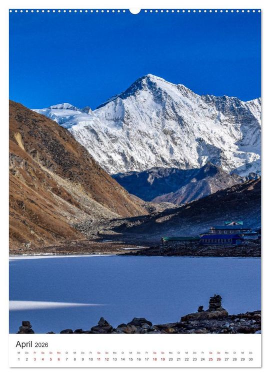 Produktbild: Nepal- K&ouml;nigreich der G&ouml;tter (Wandkalender 2026 DIN A2 hoch), CALVENDO Monatskalender